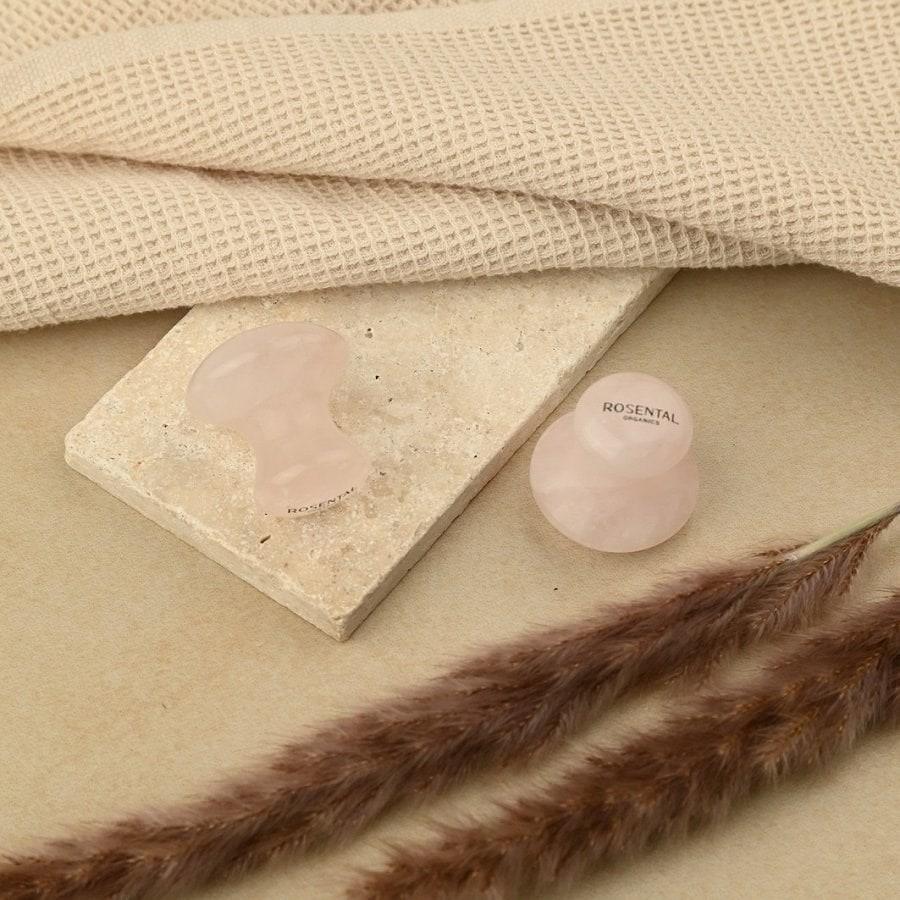 Massage Tools Eye Flowies Rose Quartz for Natural Lifting von Rosental Organics Super Rabatt