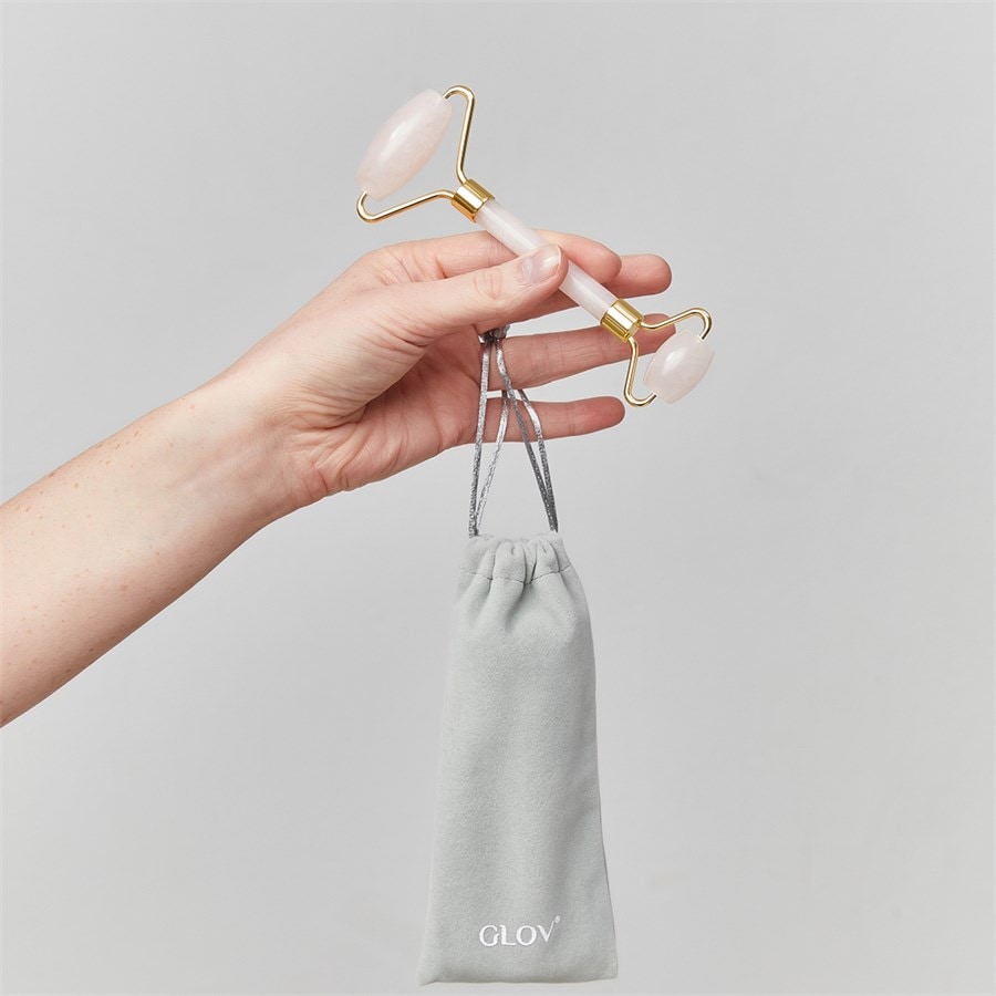 GLOV Facial Roller Pink Quartz Fabrikladen
