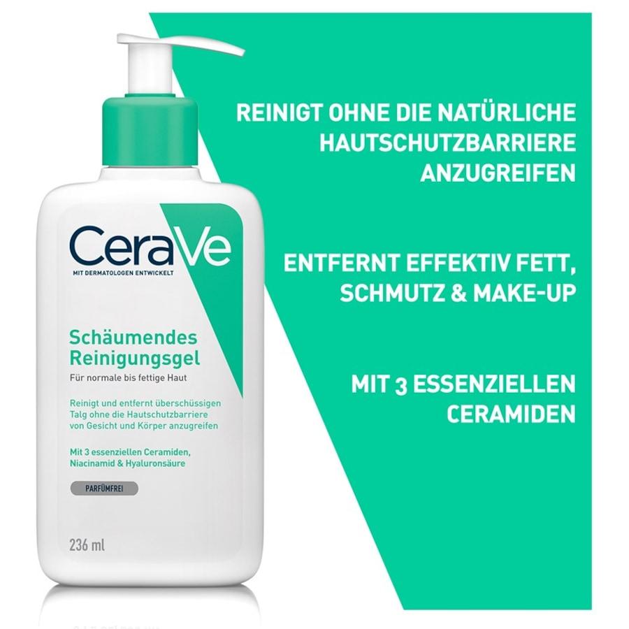 Normal bis fettige Haut Schäumendes Reinigungsgel von CeraVe Riesige Ersparnisse