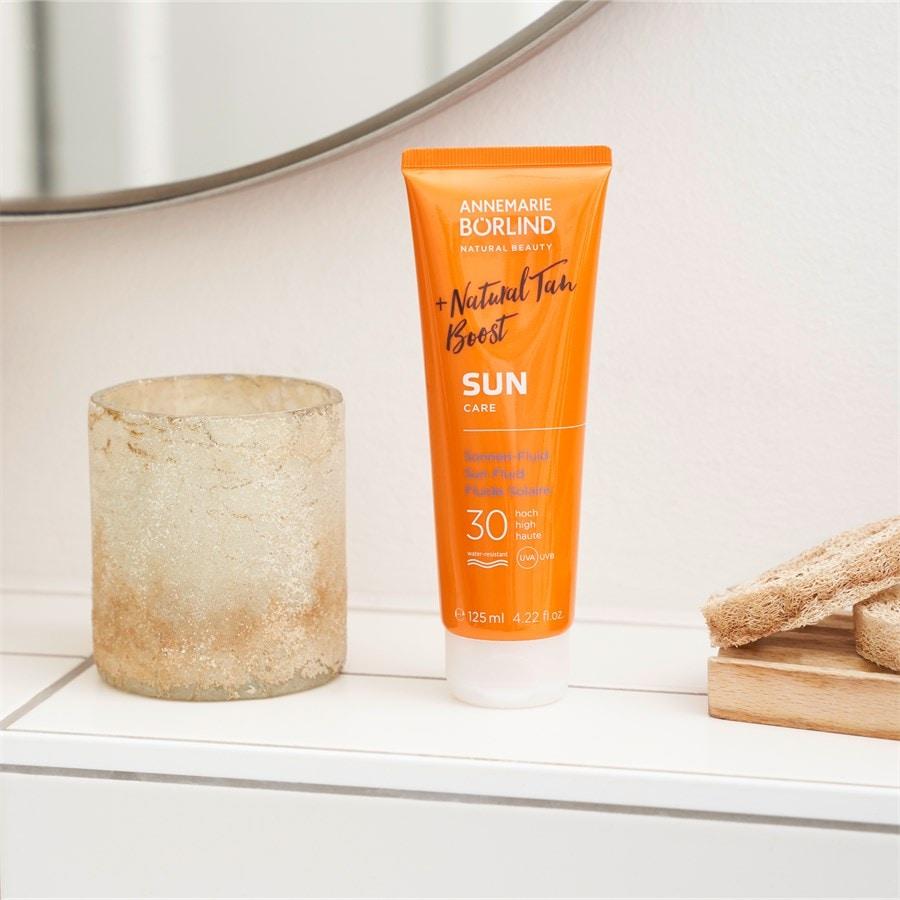 SUN Natural Tan Boost Sonnen-Fluid SPF 30 von ANNEMARIE BÖRLIND Vierteljährliche Förderung