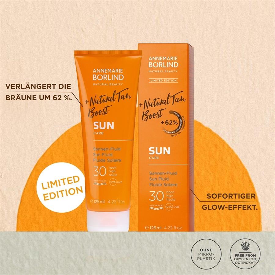 SUN Natural Tan Boost Sonnen-Fluid SPF 30 von ANNEMARIE BÖRLIND Vierteljährliche Förderung