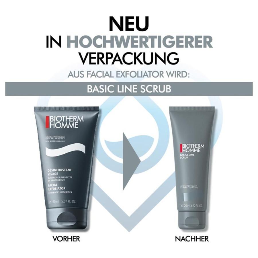 Basics Line Facial Scrub von Biotherm Homme Jubiläumsangebot