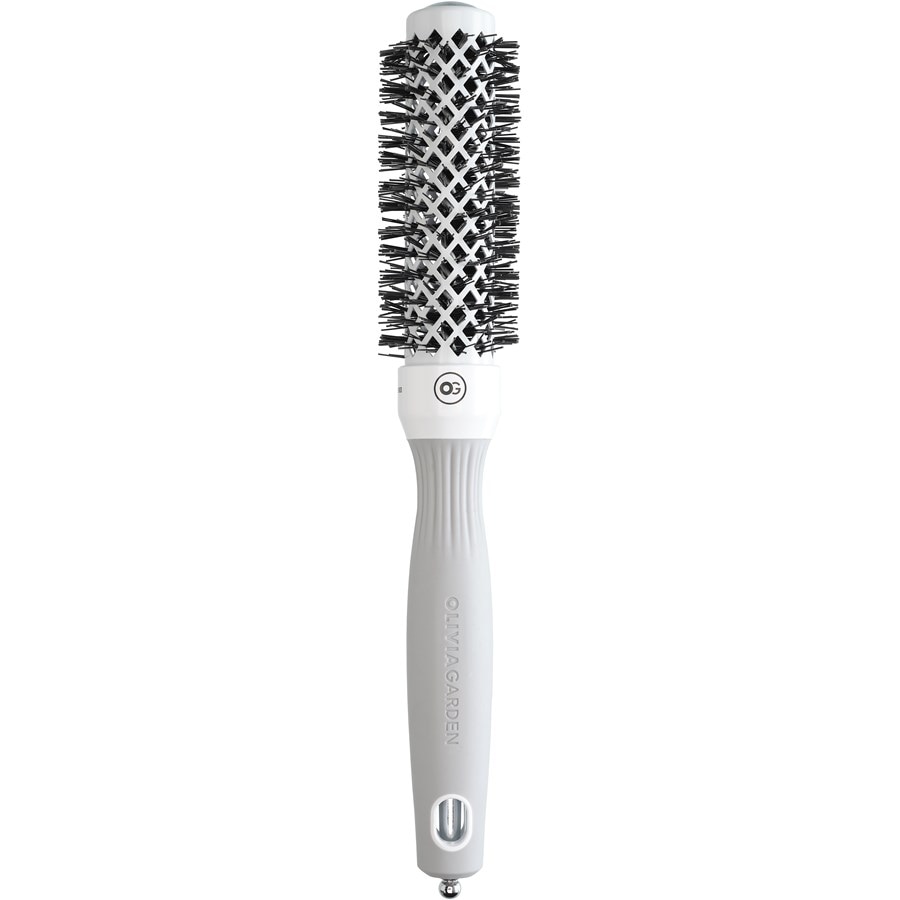 Blowout Expert Blowout Shine Rundbürste Keramikbeschichtet ionisierte Nylonborsten von Olivia Garden Neueste Stile