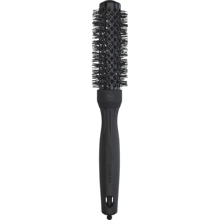 Blowout Expert Blowout Shine Rundbürste Black Label Mit gewellten Borsten von Olivia Garden Vierteljährliche Förderung