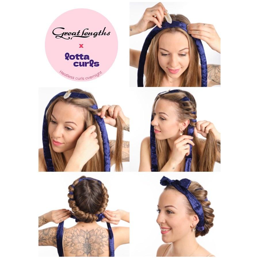 Original Velvet Lockenband Shiny Beige von Lotta Curls ❤️ Online kaufen 2025