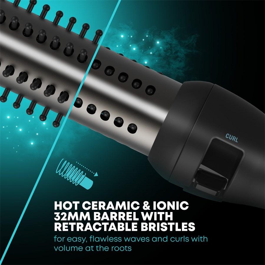 Styler Volume & Wave Keramik Hot Brush von Revamp Professional Super Sparpreis