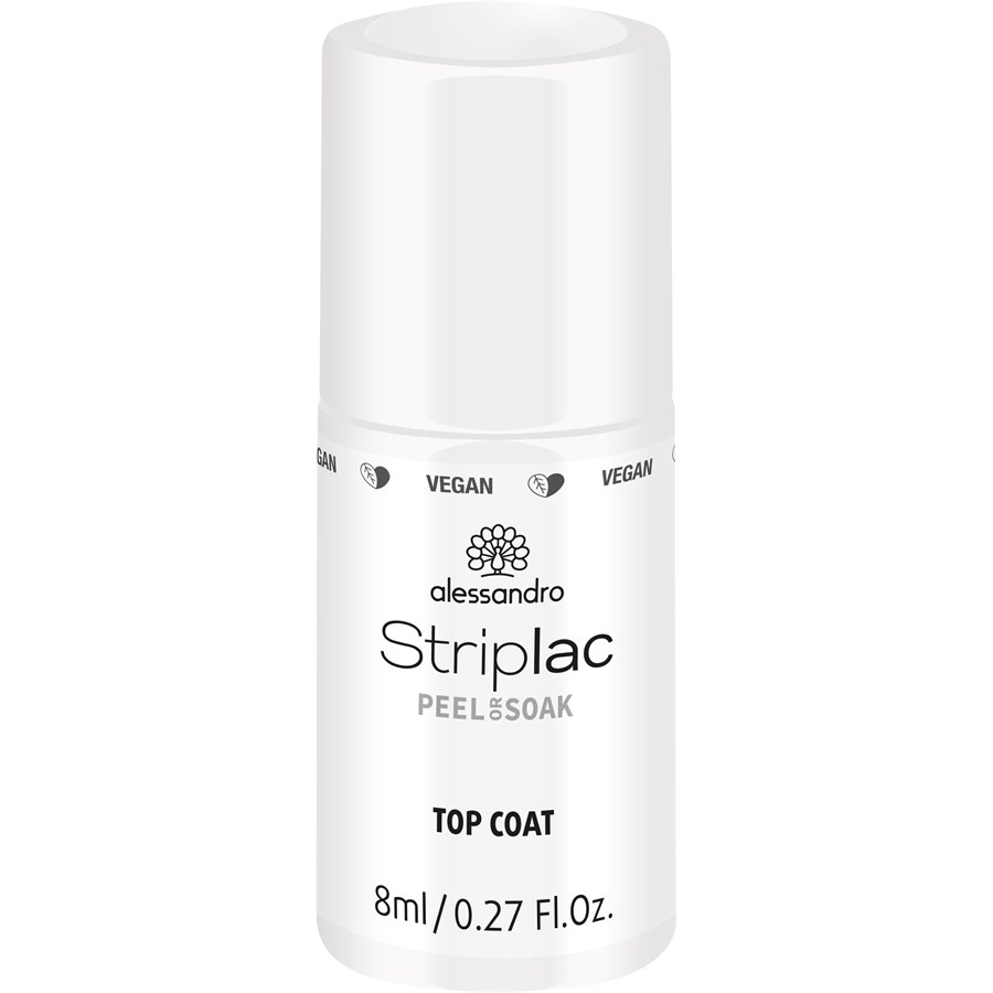 Striplac Peel Or Soak Zubehör Top Coat - Vegan von Alessandro Sonderangebote