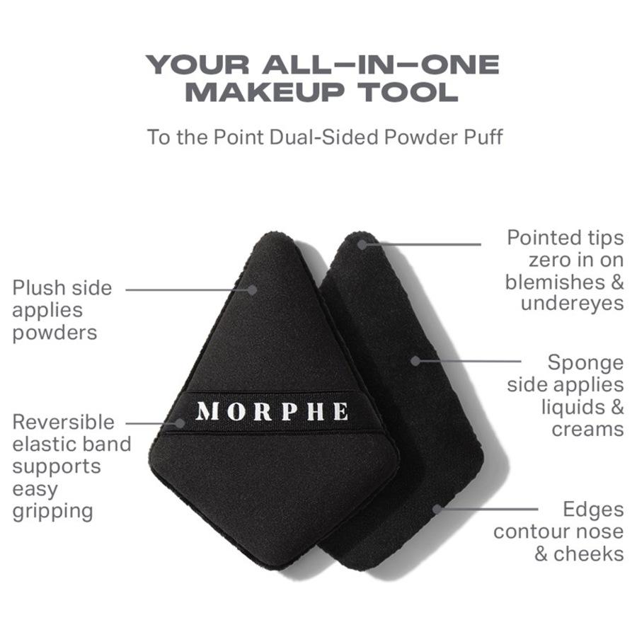 Schwämme To The Point Dual-Sided Powder Puff von Morphe Outlet