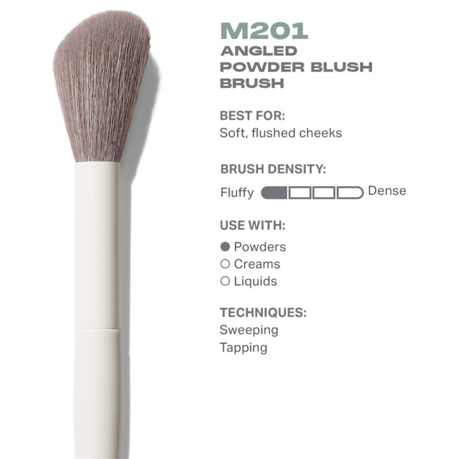 Gesichtspinsel-Sets M201 Angled Powder Blush Brush von Morphe ❤️ Online kaufen im Angebot