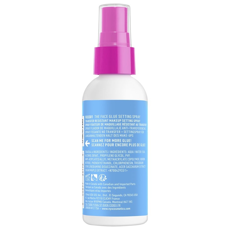 Spray The Face Glue Extreme Hold Makeup Setting Spray von NYX Professional Makeup Bis zu 60% Rabatt