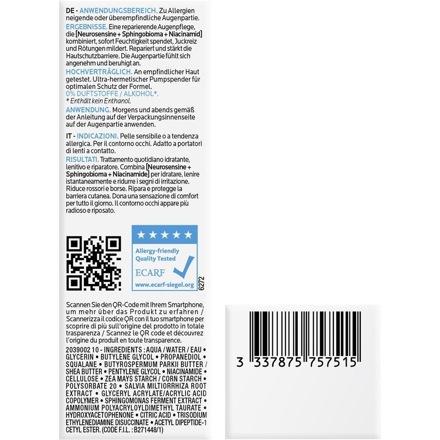 La Roche Posay Toleriane Dermallergo Augen Fabrikladen
