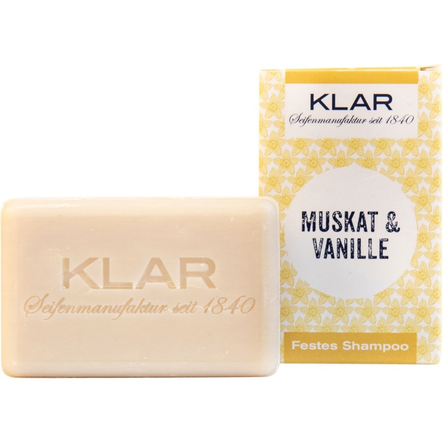 Festes Shampoo Muskat & Vanille von Klar Seifen