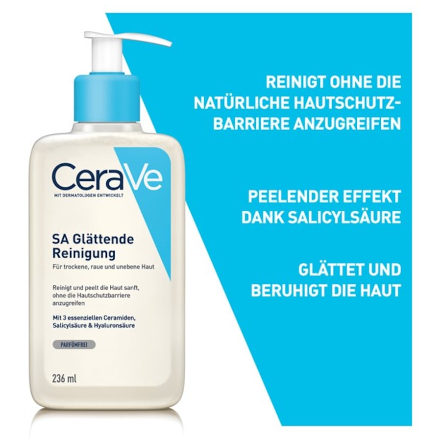 Trockene bis sehr trockene Haut SA Glättende Reinigung von CeraVe Top Angebot