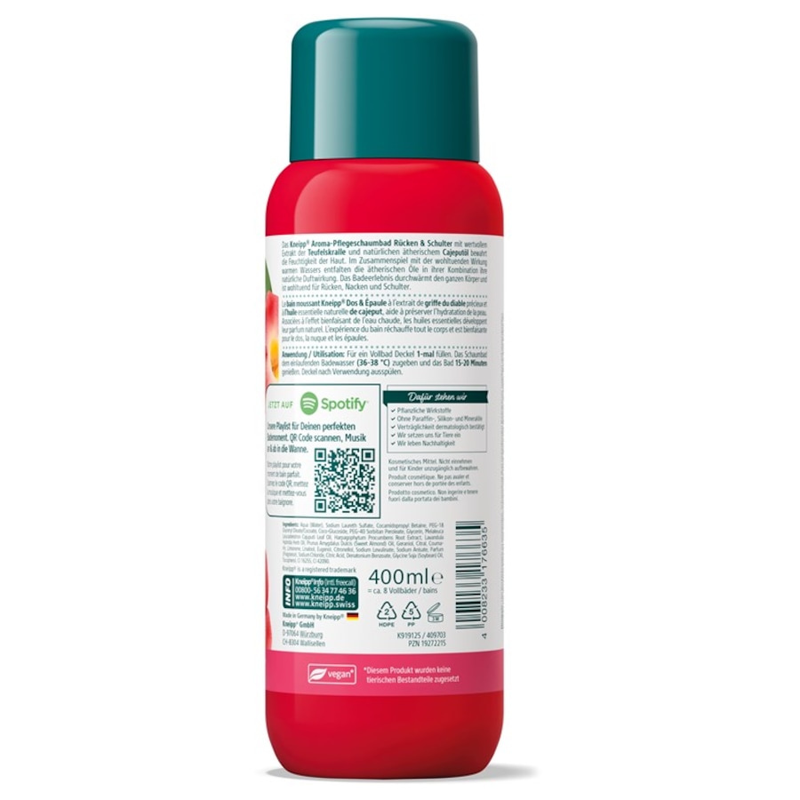Schaum- & Cremebäder Rücken & Schulter von Kneipp Blitzangebot