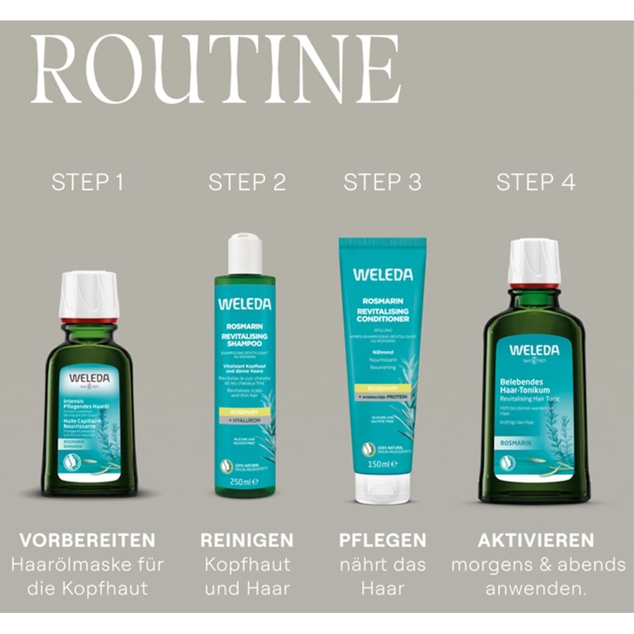 Shampoo Rosmarin Revitalising Shampoo von Weleda Outlet