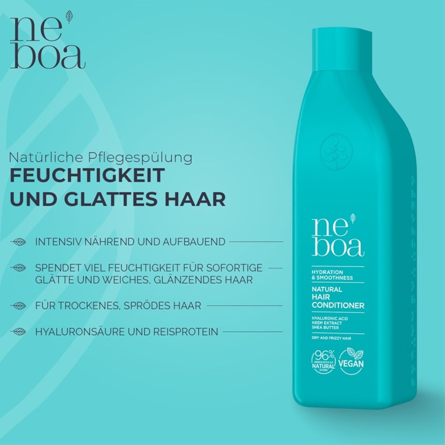 Hydration & Smoothness Natural Hair Conditioner Dry & Frizzy Hair von Neboa Großer Ausverkauf