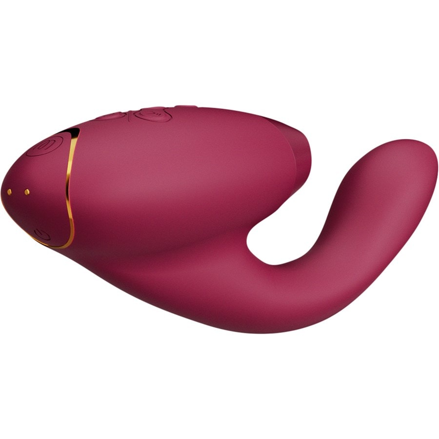 Duo 2 Luxuriöser Dual Stimulator Mit Pleasure Air Technologie Für Die Klitoris Und Vibration Für Den G-Punkt Boradeaux von Womanizer Kostenlose Rückgabe