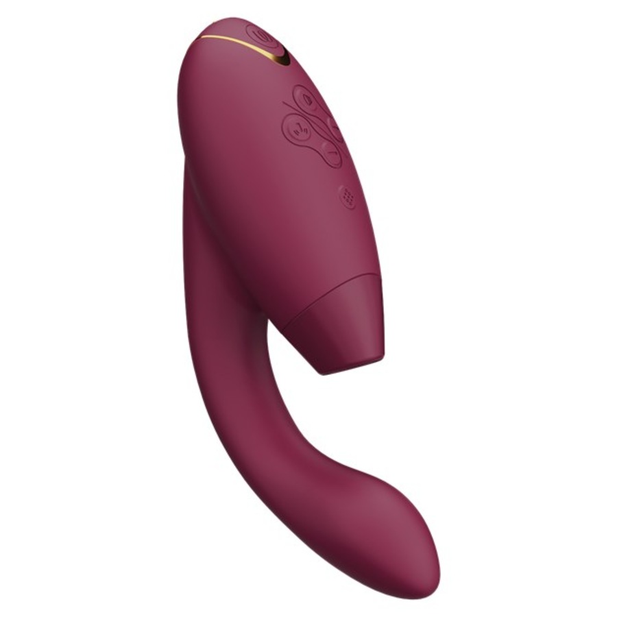 Duo 2 Luxuriöser Dual Stimulator Mit Pleasure Air Technologie Für Die Klitoris Und Vibration Für Den G-Punkt Boradeaux von Womanizer Kostenlose Rückgabe