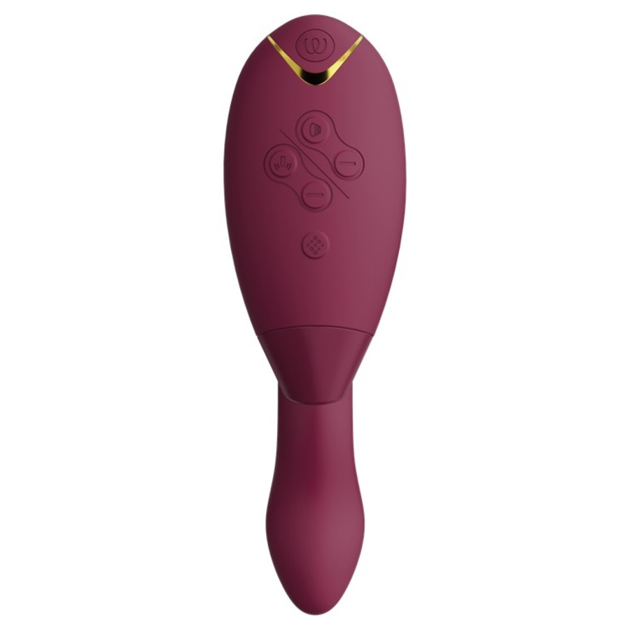 Duo 2 Luxuriöser Dual Stimulator Mit Pleasure Air Technologie Für Die Klitoris Und Vibration Für Den G-Punkt Boradeaux von Womanizer Kostenlose Rückgabe