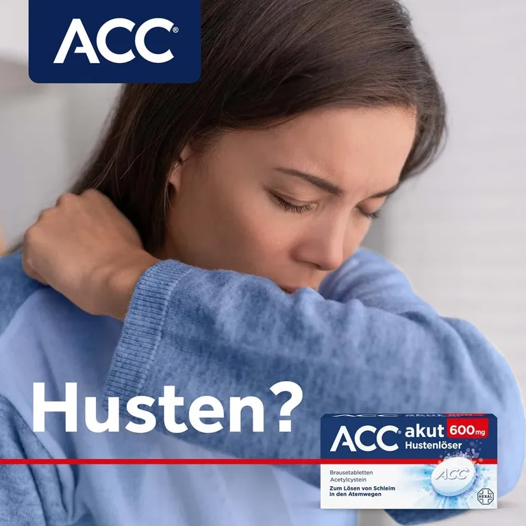 shopapotheke ACC® akut 600 mg bei Husten - Schleimlöser bei Husten 1 Brausetablette täglich Wochenangebot