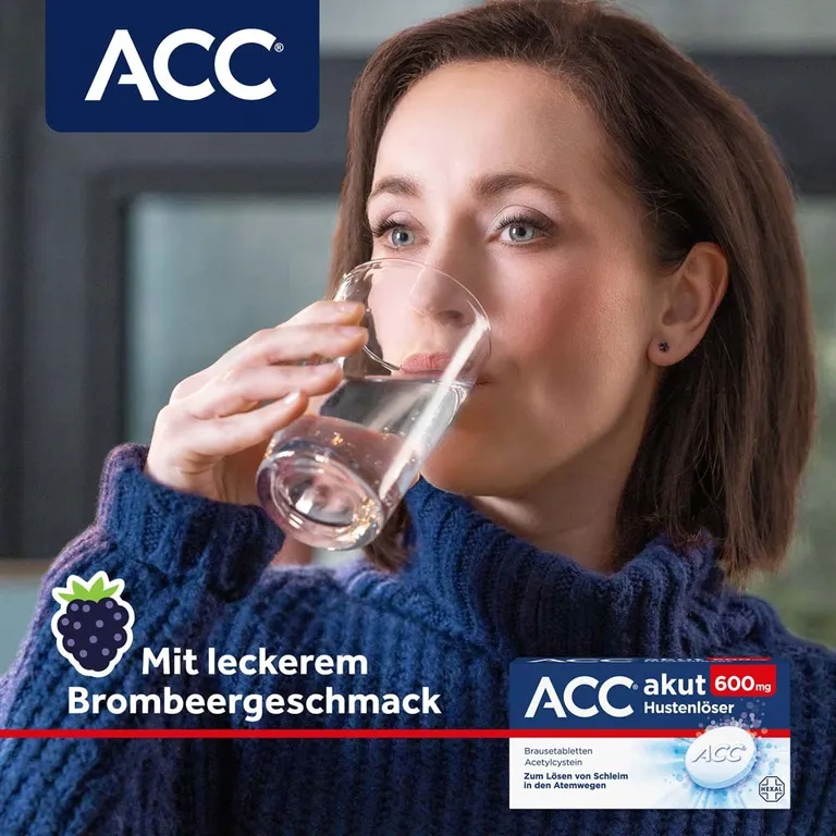 shopapotheke ACC® akut 600 mg bei Husten - Schleimlöser bei Husten 1 Brausetablette täglich Wochenangebot