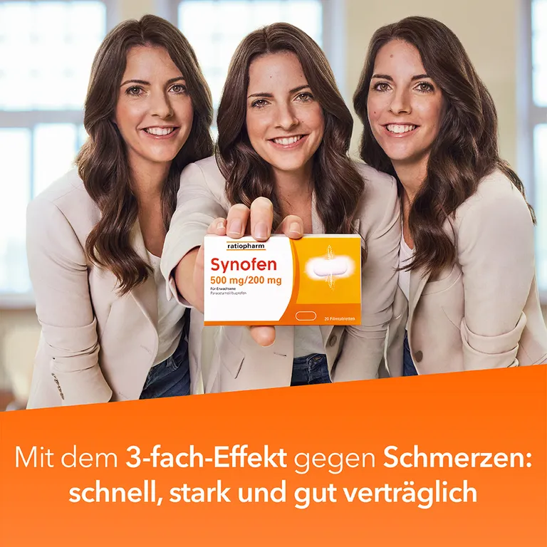 shopapotheke Synofen - mit Ibuprofen und Paracetamol - Jetzt 20% mit dem Code "synofen20" sparen* Discount Store für neue Produkte