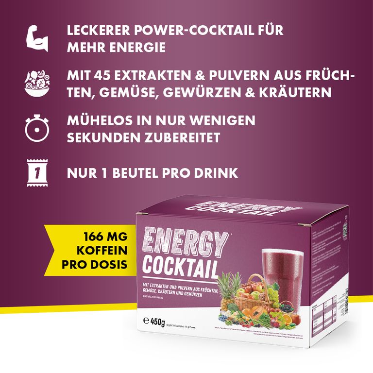 shopapotheke Energy Cocktail - Dein täglicher Power Cocktail Black Friday Preise