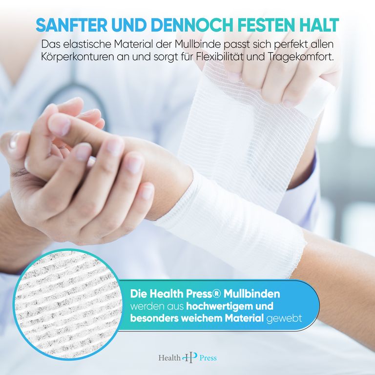 shopapotheke Health Press® Mullbinde elastisch Online