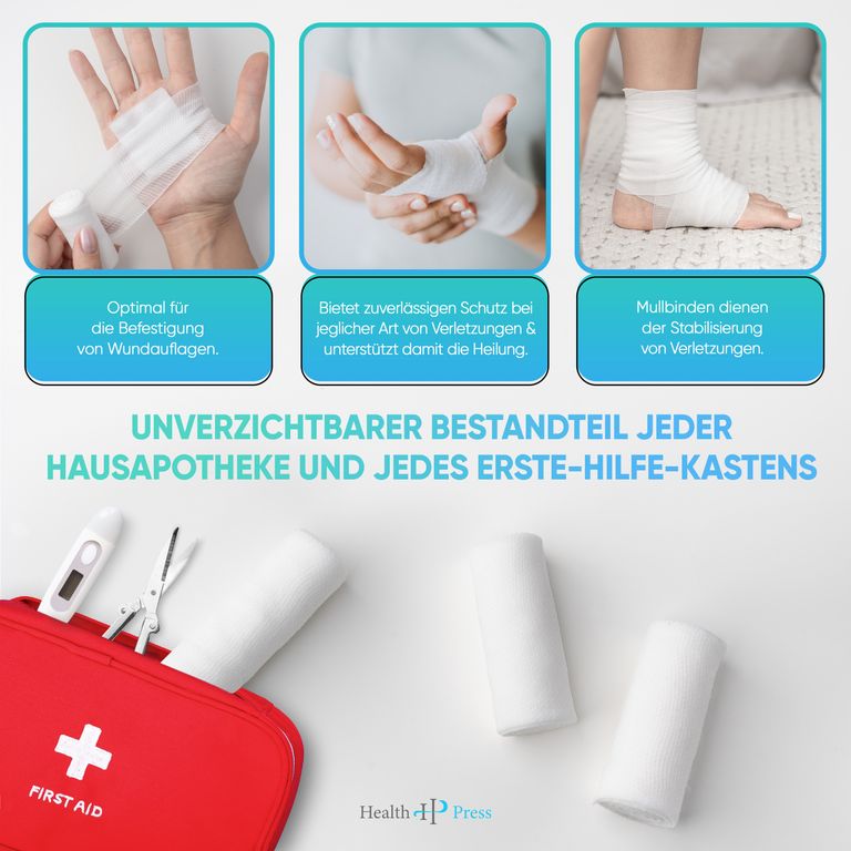 shopapotheke Health Press® Mullbinde elastisch Online