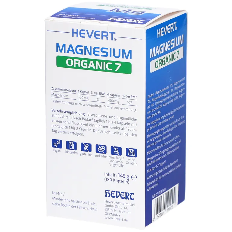 shopapotheke Hevert Magnesium Organic 7 Online Shopping