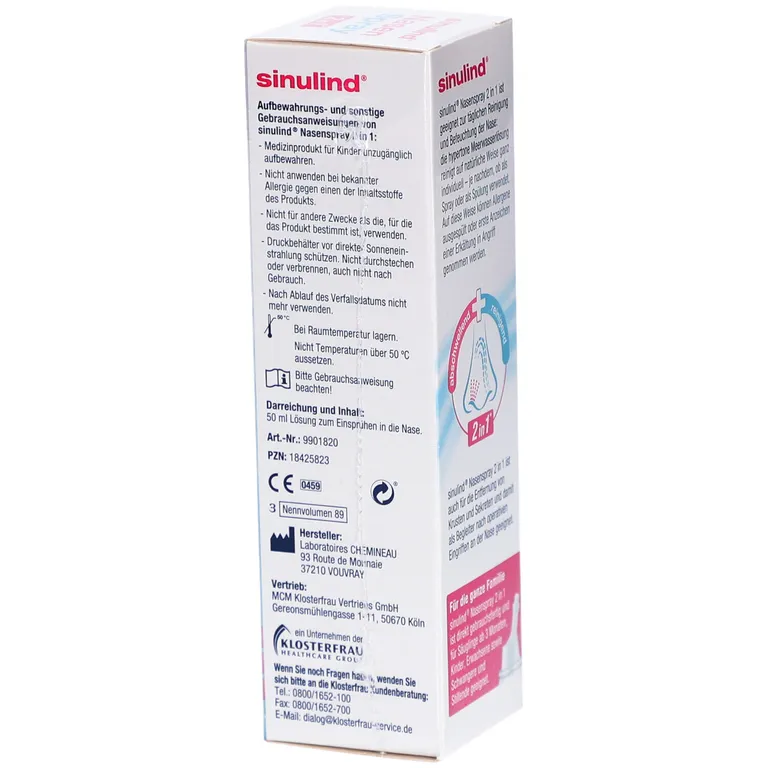 shopapotheke Sinulind® 2in1 Nasenspray Exklusivangebot