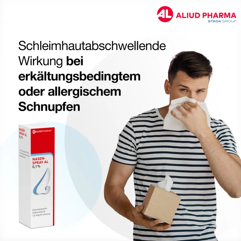 shopapotheke Nasenspray AL 0 1 % bei Schnupfen Kostenlose Rückgabe
