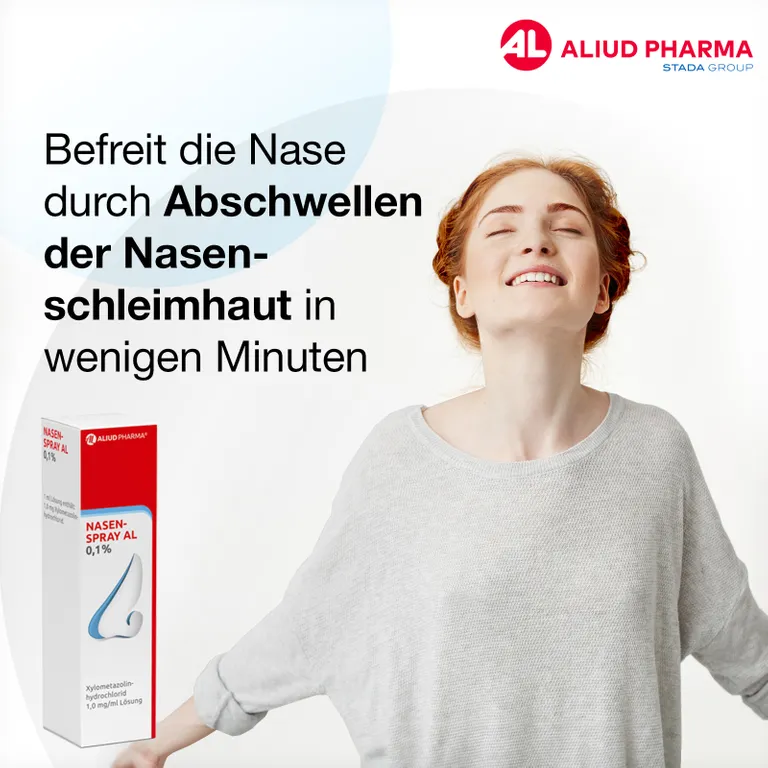 shopapotheke Nasenspray AL 0 1 % bei Schnupfen Kostenlose Rückgabe