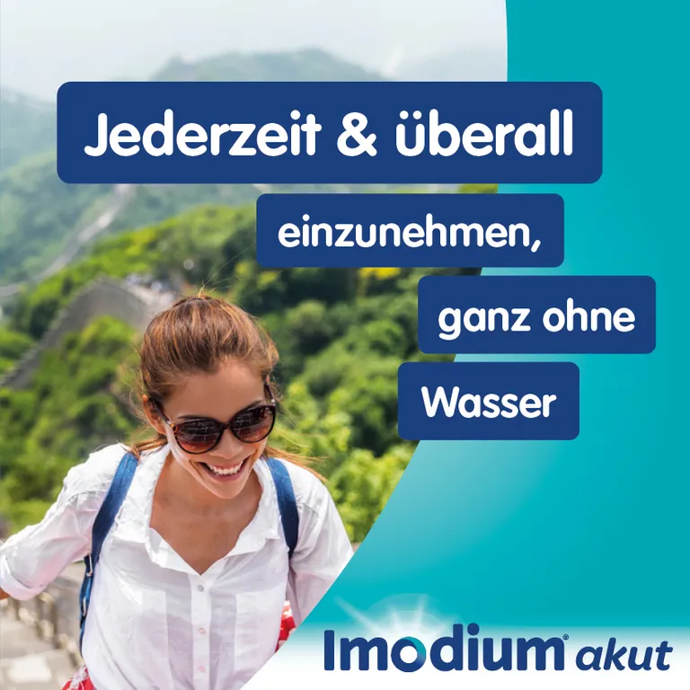 shopapotheke Imodium® akut lingual Schmelztabletten - bei akutem Durchfall Sonderangebot der Fabrik
