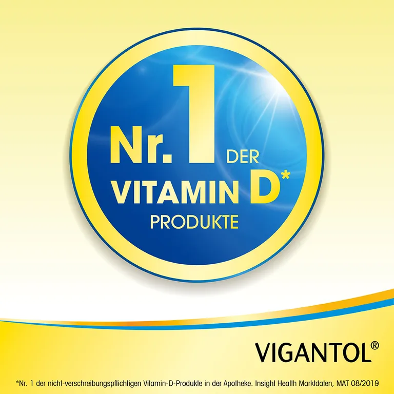 shopapotheke VIGANTOL® 1.000 I.E. Vitamin D3 Vierteljährliche Förderung