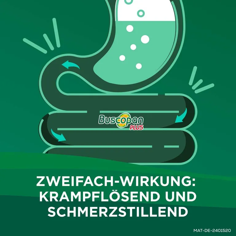 shopapotheke Buscopan Plus bei Bauchschmerzen und Regelschmerzen - Jetzt 10% mit dem Code nattermann10 sparen* Kostenloser Versand international