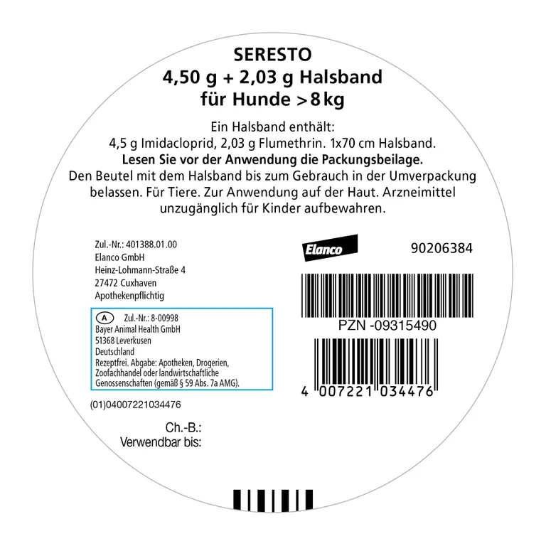 shopapotheke Seresto® Halsband für große Hunde ab 8 kg Im Verkauf
