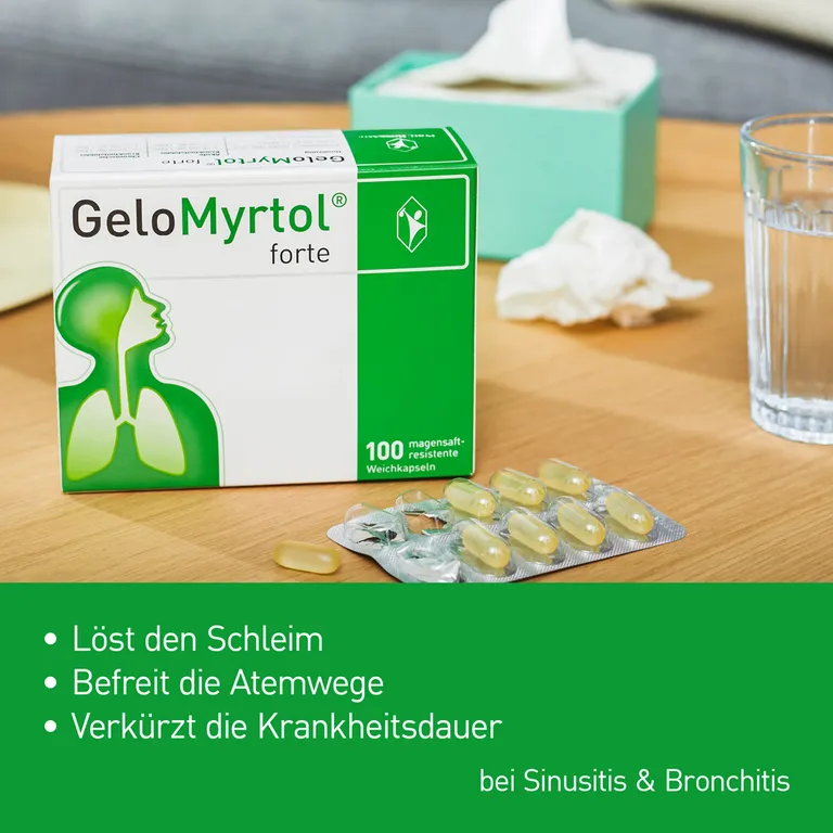 shopapotheke GeloMyrtol forte bei Sinusitis und Bronchitis mit Husten & Schnupfen 2025