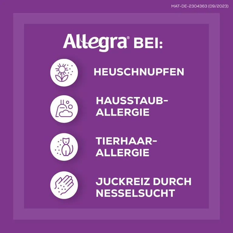 shopapotheke Allegra - schnell bei Heuschnupfen & ganzjährigen Allergien Zeitlich begrenztes Angebot