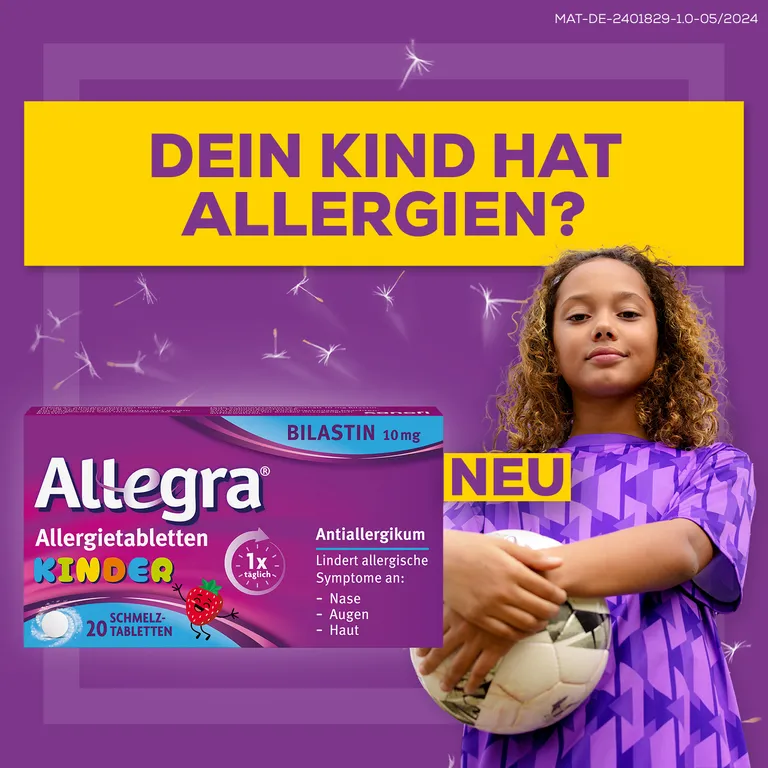 shopapotheke Allegra® Allergietabletten für Kinder – Schmelztabletten 20 St Tägliche Deals