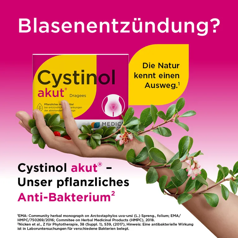 shopapotheke Cystinol akut bei akuter Blasenentzündung & Harnwegsinfektion Online