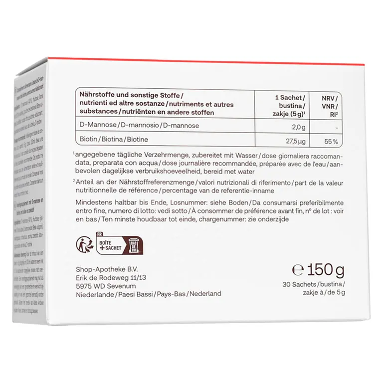 shopapotheke Redcare D-Mannose Verkauf
