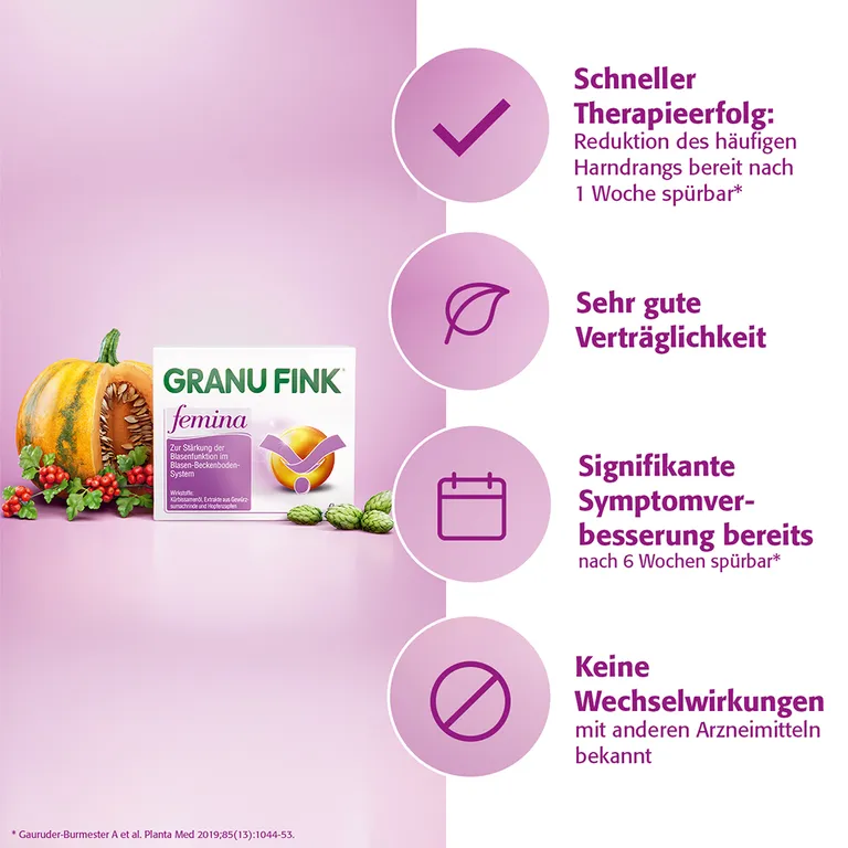 shopapotheke GRANU FINK® femina - Jetzt 10% mit dem Code perrigo10 sparen* im Angebot