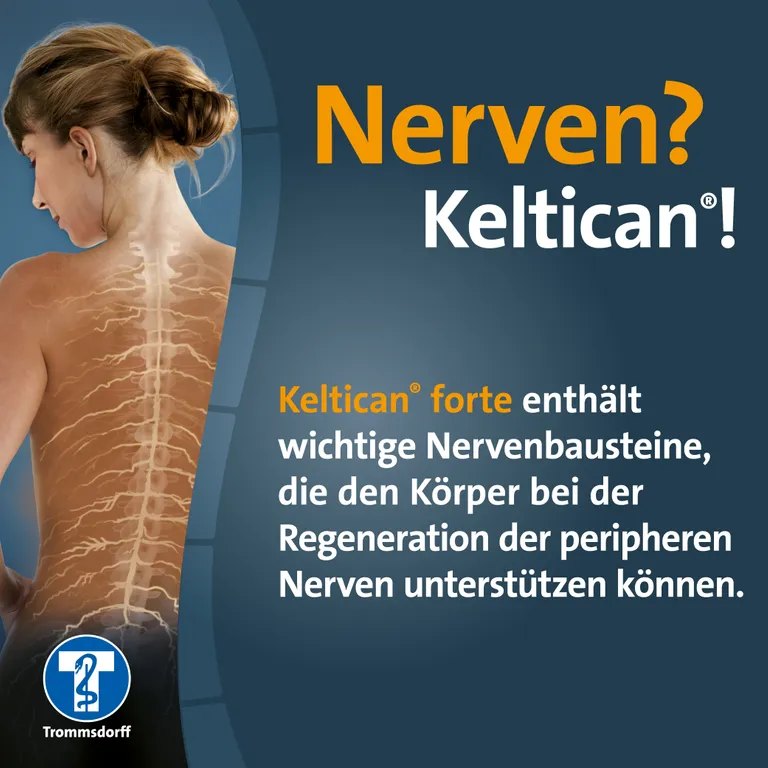 shopapotheke Keltican® forte Kapseln mit Uridinmonophosphat (UMP) Vitamin B12 und Folsäure zur Unterstützung der Nervenregeneration Weihnachtsangebot