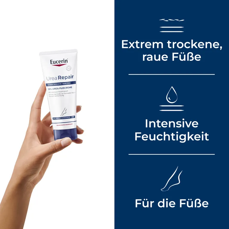 shopapotheke Eucerin® UreaRepair PLUS Fußcreme 10 % - Jetzt 20% sparen mit Code "eucerin20" Jubiläumsangebot