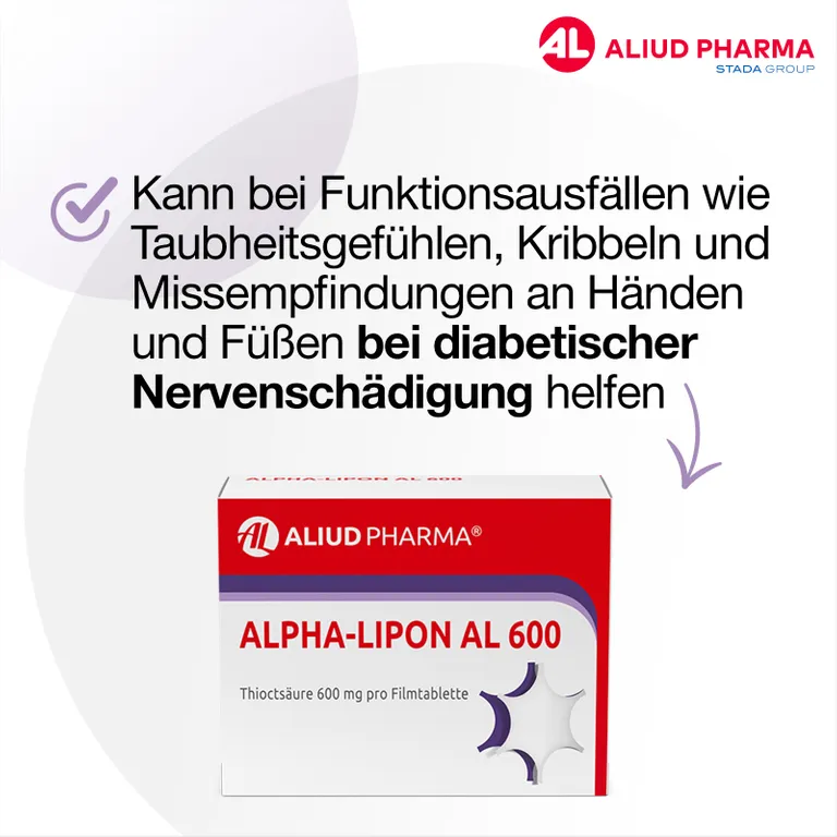 shopapotheke Alpha-Lipon AL 600 für Missempfindungen bei diabetischer Nervenbeschädigung VIP-Rabatte