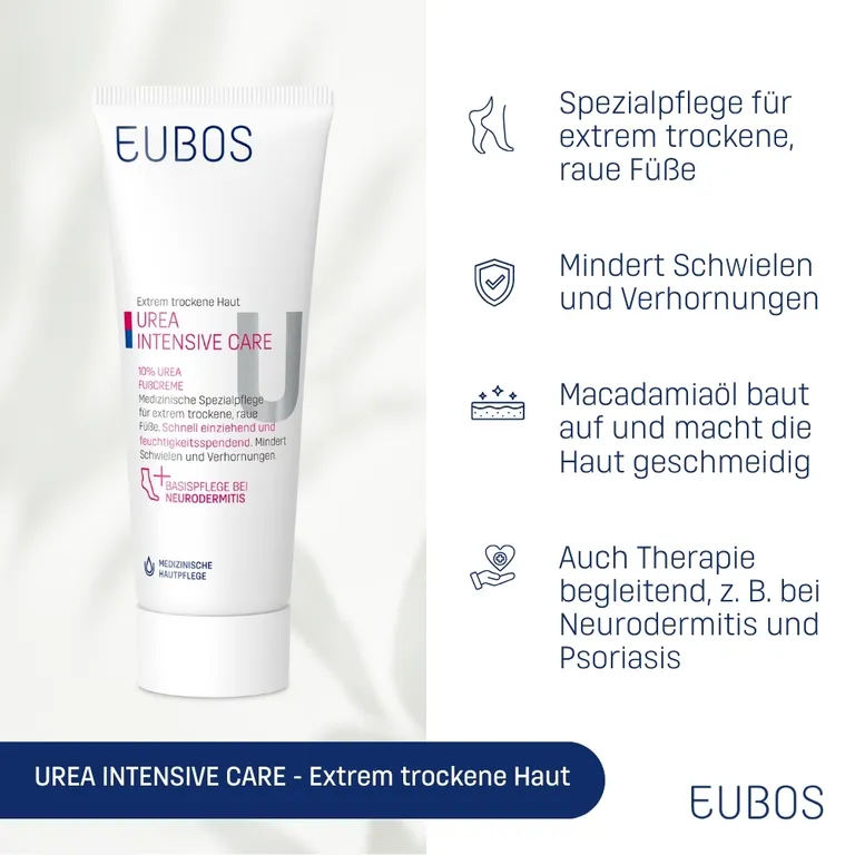 shopapotheke EUBOS® Trockene Haut Urea 10% Fußcreme Super Sparpreis