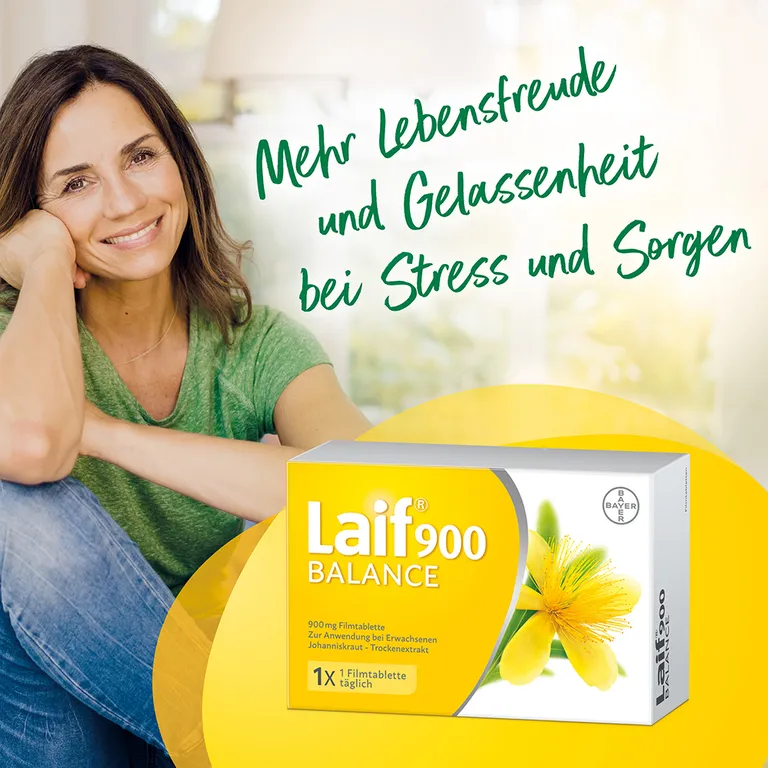 shopapotheke Laif® 900 Balance Filmtabletten für Ihr seelisches Gleichgewicht Bis zu 55% Rabatt