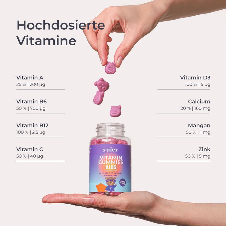 shopapotheke yuicy® Kids Gummies - Vitamine für Kinder zollfrei