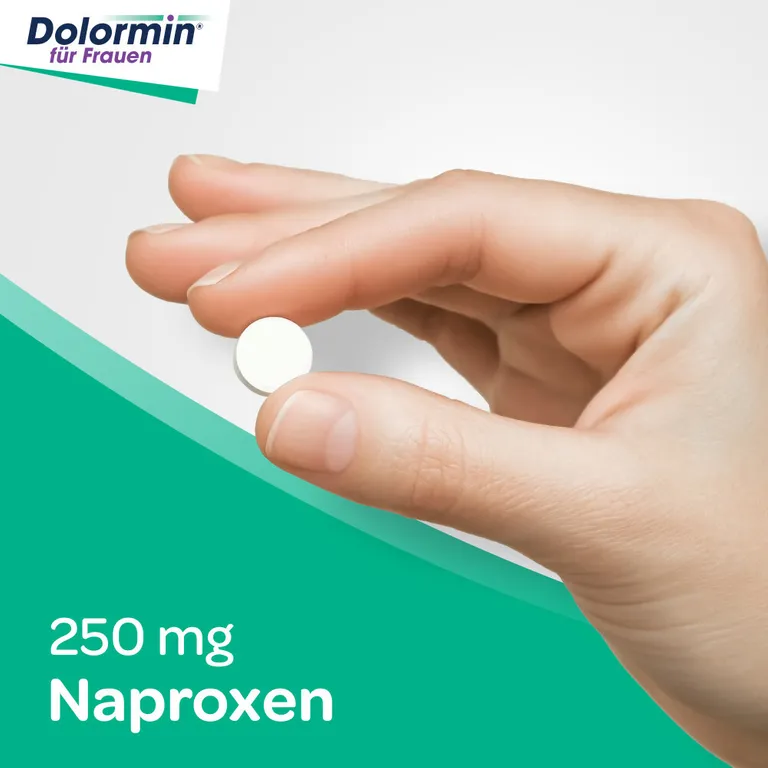 shopapotheke Dolormin für Frauen bei Menstruationsbeschwerden mit Naproxen Schlussverkauf